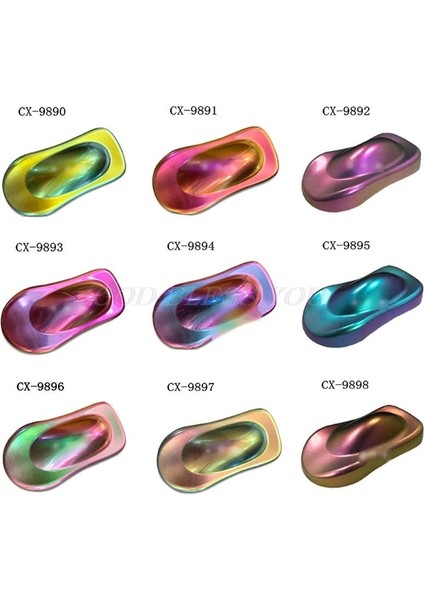 NO.9895 Stili Ayna Bukalemunlar Pigment Sedefli Epoksi Reçine Glitter Sihirli Renksiz Toz Reçine Renklendirici Takı Yapımı Araçları Dro (Yurt Dışından) modelleri