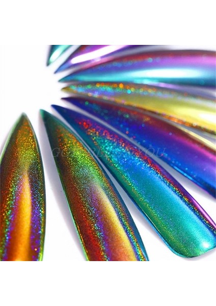 NO.9895 Stili Ayna Bukalemunlar Pigment Sedefli Epoksi Reçine Glitter Sihirli Renksiz Toz Reçine Renklendirici Takı Yapımı Araçları Dro (Yurt Dışından) fırsatları