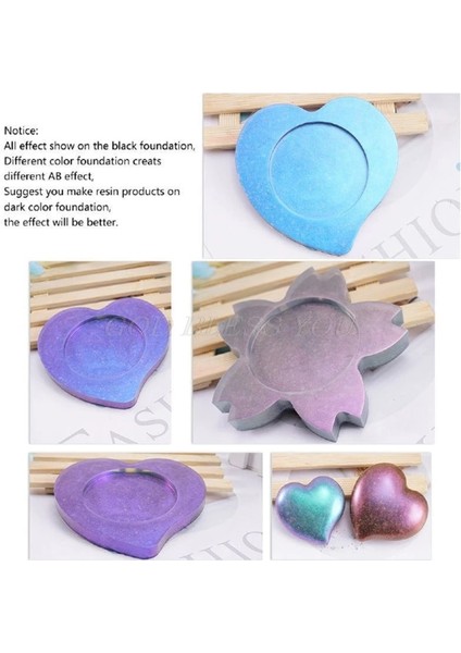 NO.9895 Stili Ayna Bukalemunlar Pigment Sedefli Epoksi Reçine Glitter Sihirli Renksiz Toz Reçine Renklendirici Takı Yapımı Araçları Dro (Yurt Dışından) indirimleri