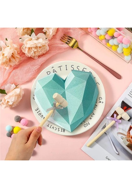 C Stili 20 Adet Parçalar Mini Ahşap Çekiç Topları Oyuncak Pounder Değiştirme Ahşap Çekiçler Bebek 3D Pişirme Araçları (Yurt Dışından)