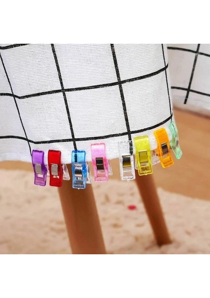 20 Adet Stil Pcs Dikiş Klipsleri Plastik Kelepçeler Kapitone Crafting Crocheting Örgü Güvenlik Klipsleri Çeşitli Renkler Bağlama Klipsleri Kağıt (Yurt Dışından)