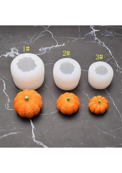 L Tarzı 3D Mini Kabak Şekli Silikon Kalıp Dıy El Yapımı Sabun Mum Aromaterapi Alçı Kalıp Reçine Kalıpları Cadılar Bayramı Partisi Dekorasyon (Yurt Dışından) indirimleri