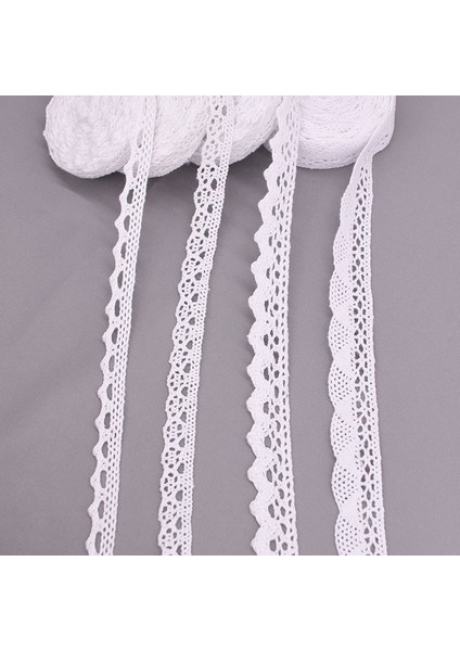 3-Genişlik 1.9cm Tarzı 5 Yard Metre Beyaz Pamuk Işlemeli Dantel Trim Şeritler Kumaş Dıy El Yapımı Zanaat Elbise Dikiş Aksesuarları Malzemeleri (Yurt Dışından) fırsatları