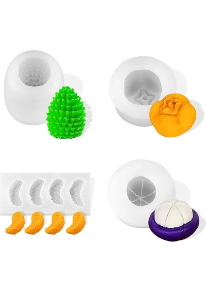 Portakal Yaprakları Stili Sabun Mum Yapımı Için 3D Turuncu Petal Silikon Kalıplar Tatlı Pişirme Kalıp Aromaterapi Süsler Ev Dekorasyon (Yurt Dışından) indirimleri
