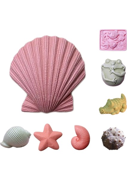 NO.11492 Stili Deniz Hayvanı Sabun Silikon Kalıpları Denizyıldızı Sabun Formu Nautilus Sabun Yapma Malzemeleri Anemon Sabunu Kalıp Tarak Silikon Kalıp Sabun (Yurt Dışından) fiyatları