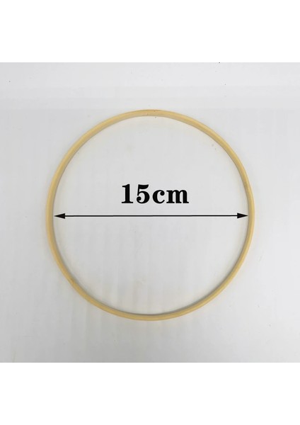 15CM Tarzı Doğal Ahşap Diş Çıkarma Boncuk Ahşap Halka Sopa Çocuk Çocuklar Dıy Ahşap Takı Yapımı El Sanatları Dreamcatcher Makrome Aksesuarları (Yurt Dışından)