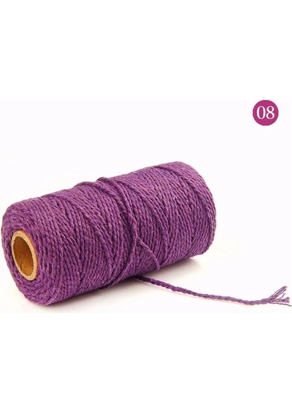 No.8 Stili Pamuklu Ip Pamuklu Kordon Fırıncılar Sicim Ip Kordon Şişesi Hediye Kutusu Dekor El Sanatları (Yurt Dışından)