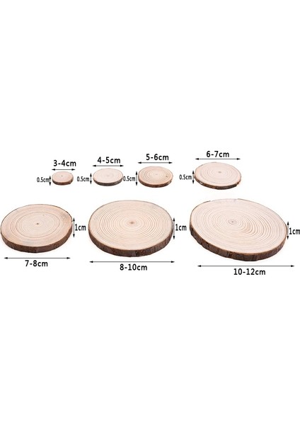 R02-50 Adet Tarzı Doğal Yuvarlak Ahşap Dilimler Kalp Yumurta Boş Bitmemiş Ahşap El Yapımı El Sanatları Asılı Etiket Dıy Ahşap Scrapbooking Ev Dekorasyon (Yurt Dışından)