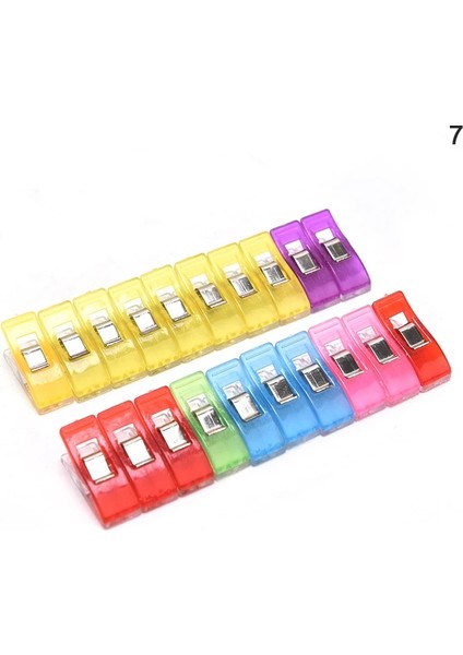 No.2 Tarzı Olorful Ayak Kılıfı Renkli Plastik Klipsler Kumaş Kelepçeler Patchwork Hemming Dikiş Araçları Dikiş Aksesuarları (Yurt Dışından)
