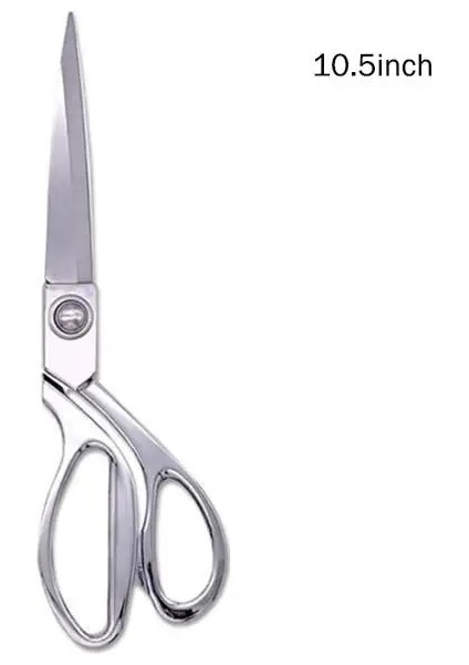 Gümüş-10.5 Inç Tarzı Profesyonel Terzidikiş Veya Paslanmaz Çelik Veya Kumaşkesme Veya Altın Keskin Veya Oya Veya (Yurt Dışından)