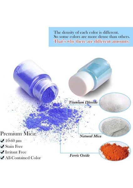 15 Renk Stili Seısso 50 Renk Mika Tozu Pigment Saf Inci Epoksi Reçine Dudak Parlatıcısı Allık Nail Art Reçine Sabun Yapımı El Sanatları (Yurt Dışından) modelleri