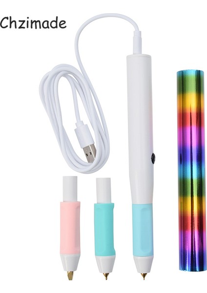 1.5mm Tarzı Chzimade Değiştirilebilir Kafa Isıtma Sıcak Damgalama Kalemi G El Yazısı Duyguları Eklemek Için Set Folyo Kalem Scrapbooking El Sanatları (Yurt Dışından) fiyatları