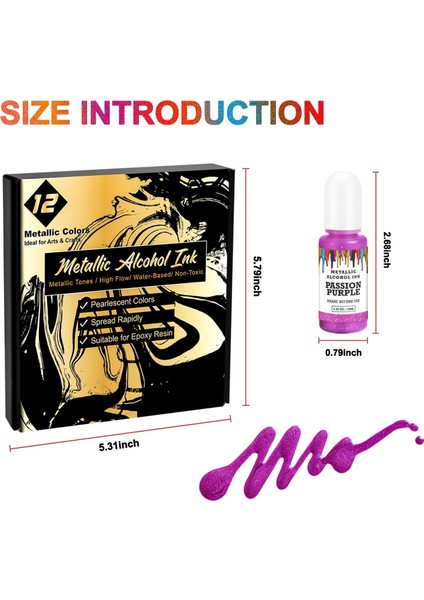 3 Stili Ayarla Multi Colorsbox Uv Reçine Epoksi Metalik Pigmentler Pırıltılı Sedefli Renklendirici Konsantre Pigment Renkli Boya Takı Yapımı (Yurt Dışından) indirimleri