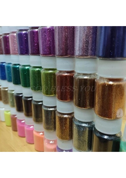 20 Renk Stili Et Epoksi Pigment Glitter Toz Parlak Reçine Dolgu Pullu Dıy Takı El Sanatları Pigment Yapımı (Yurt Dışından)