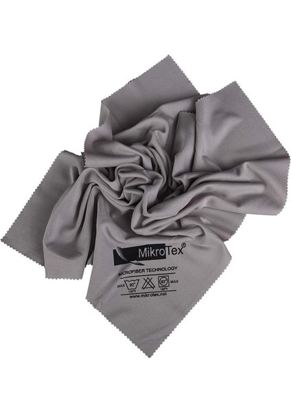 Mikrofiber Oto Temizlik Bezi 3 Adet Gri 40 x 47 cm