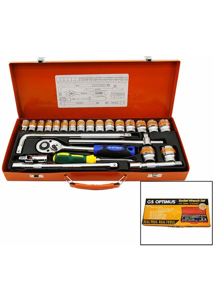 25 Parça Lokma Seti Metal Çantalı