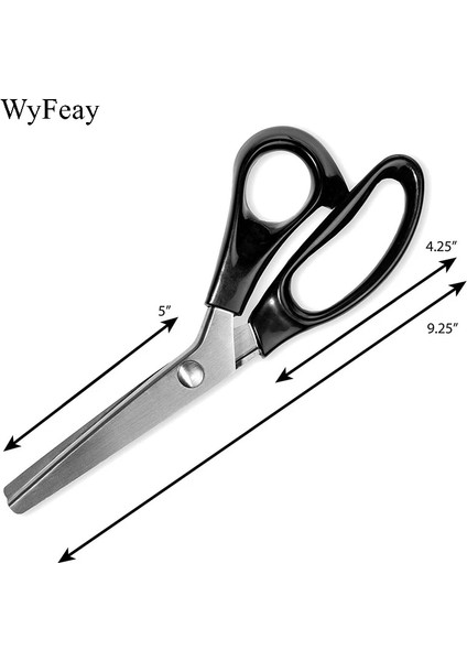 Üçgen 5mm Tarzı 23.5cm Oyma Makası Paslanmaz Çelik Terzilik Veya Tırtıklı Taraklı Profesyonel Dikiş Terzi Zig-Zag Kumaş Veya (Yurt Dışından)