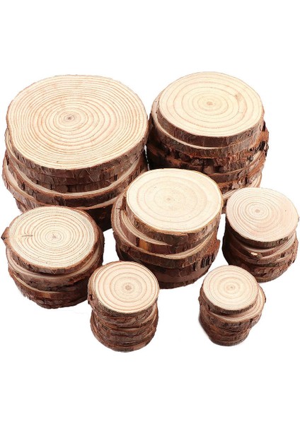 5-6cm Tarzı 1 Paket Bitmemiş Çam Doğal Yuvarlak Ahşap Dilimleri Daireler Ağaç Kabuğu ile Dıy El Sanatları Için Günlük Diskler Düğün Parti Boyama Dekor (Yurt Dışından) modelleri
