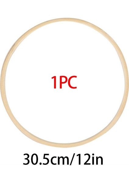 10PC--30,5CM Tarzı -40CM Dıy Nakış Çember Yüzük Çapraz Dikiş Ahşap Çerçeve Daire Yuvarlak Bambu Çerçeve Ahşap El Yapımı Dikiş Aracı Ev Dekorasyonu (Yurt Dışından)