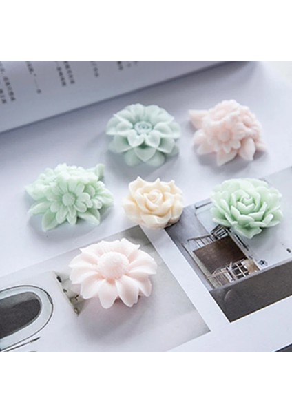 C Stili Yeni Flowerrose Mum Balmumu Silikon 3D Sabun Kalıbı Kek Süsleme Manuel El Yapımı Reçine Kil Şeker Çikolata Gumpaste Kalıp (Yurt Dışından) fırsatları