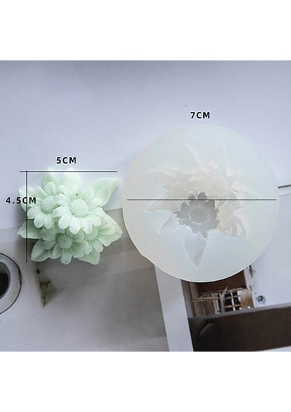 C Stili Yeni Flowerrose Mum Balmumu Silikon 3D Sabun Kalıbı Kek Süsleme Manuel El Yapımı Reçine Kil Şeker Çikolata Gumpaste Kalıp (Yurt Dışından) indirimleri