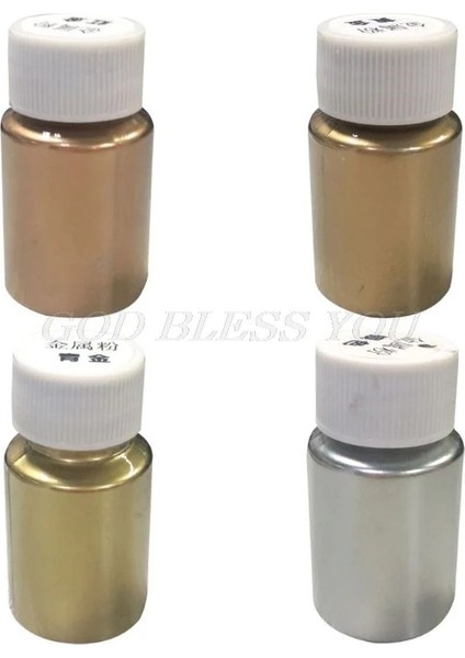 B Tarzı Metal Pırıltılı Metalik Pigment Sedefli Inci Tozu Epoksi Boya Uv Reçine Renklendirici Glitter Takı Yapımı (Yurt Dışından)