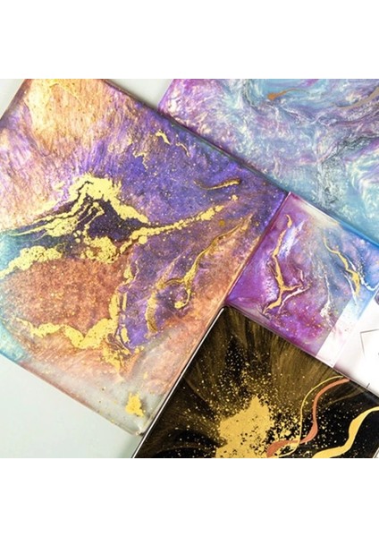 B Tarzı Metal Pırıltılı Metalik Pigment Sedefli Inci Tozu Epoksi Boya Uv Reçine Renklendirici Glitter Takı Yapımı (Yurt Dışından)