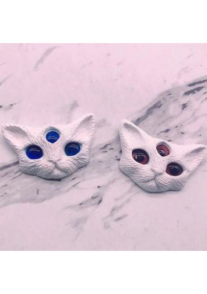 Bir Stil Kediler Desen Dıy Kristal Epoksi Kalıp Pratik Silikon Süs Takı Kolye Dekor Kalıp El Sanatları Sabun Kedi Modeli Yapma Aracı (Yurt Dışından)