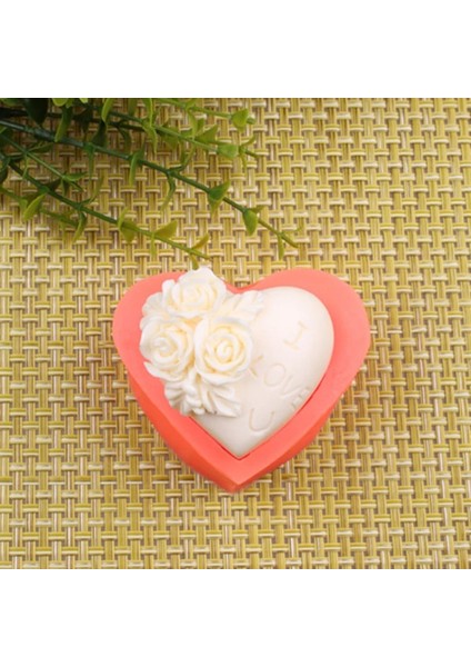 Pembe Tarzı Kalp Şekli Çiçek Sabunu Kalıbı Aşk U Silikon Sabun Yapma Kalıbı Romantik Aromalı Sabun Kalıbı Lover Hediyeler Için Kek Dekorasyon Araçları (Yurt Dışından)