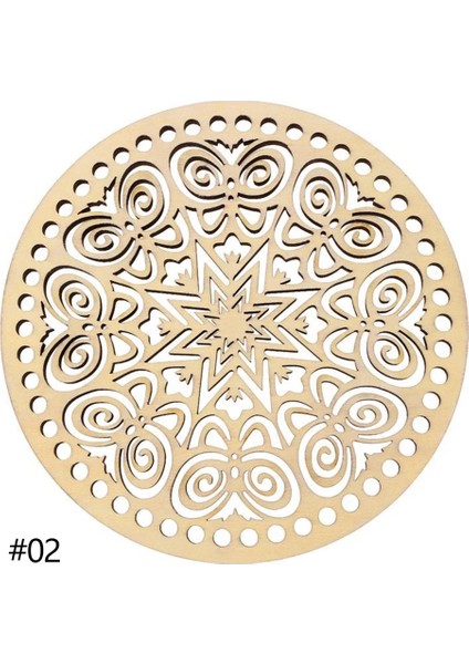 No.2 Tarzı Et Doğal Ahşap Sepet Alt Tığ Sepet Tabanı Dıy Craft Sepet Dokuma Malzemeleri Için Ev Dekorasyon Yapımı (Yurt Dışından)
