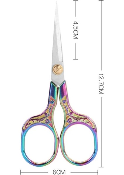 Çok Renkli Stil Paslanmaz Çelik Vintage Ors Dikiş Kumaş Kesici Nakış Veya Kuyruk Ipliği Veya Dikiş Makası Için Aletler (Yurt Dışından)