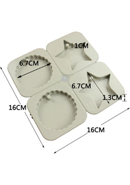 No.9 Tarzı Silikon Puding Şeker Kalıbı Malzemeleri Craft Sabun Kalıp Dekorasyon El Yapımı Mum Kalıbı (Yurt Dışından)