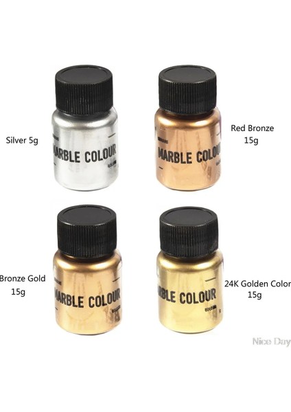 S Tarzı 15G Ayna Metal Doku Inci Tozu Epoksi Reçine Renklendirici Glitter Mermer Metalik Pigment Reçine Boya Bir Dropship Yapma (Yurt Dışından)