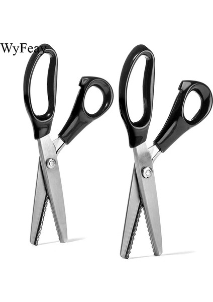Üçgen 3mm Stili 23.5cm Oyma Makası Paslanmaz Çelik Terzilik Veya Tırtıklı Taraklı Profesyonel Dikiş Terzi Zig-Zag Kumaş Veya (Yurt Dışından)