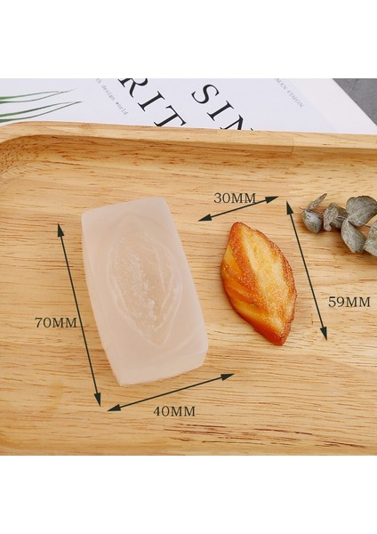 Açık Sarı Stil Simüle Ekmek Silikon Mum Kalıpları Aromaterapi Kil Mum Kalıp Çikolata Alçı Mum Sabun Şeker Kalıp Mutfak Fırında (Yurt Dışından)