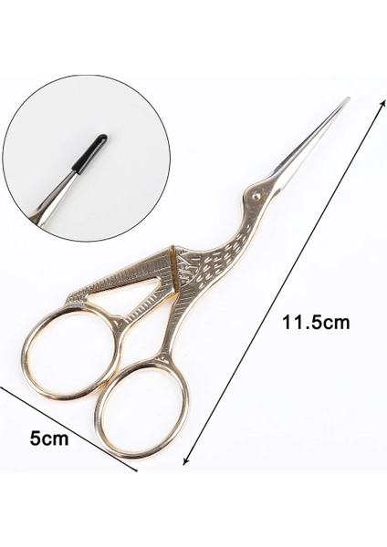 No.8 Stili Yüksek Li Dayanıklı Paslanmaz Çelik Vintage Klasik Nakış Ors Nail Art Leylek Vinç Kuş Ors Kesiciler Araçları (Yurt Dışından)