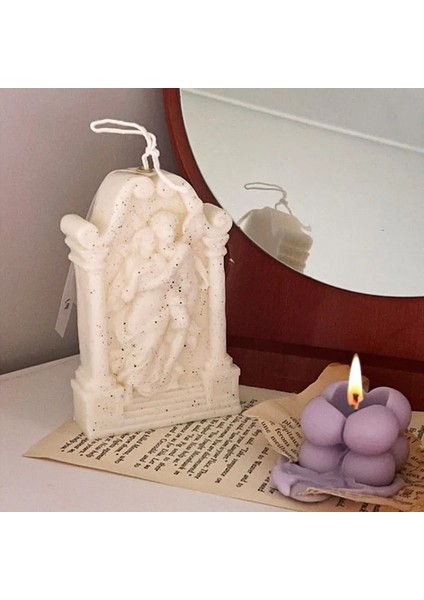 Venüs Tarzı Antik Yunan Aşk Messenger Silikon Mum Kalıbı Epoksi Reçine Yeni Kemer Aromaterapi Mum Kalıbı Romantik Çift Alçı El Sanatları (Yurt Dışından) modelleri