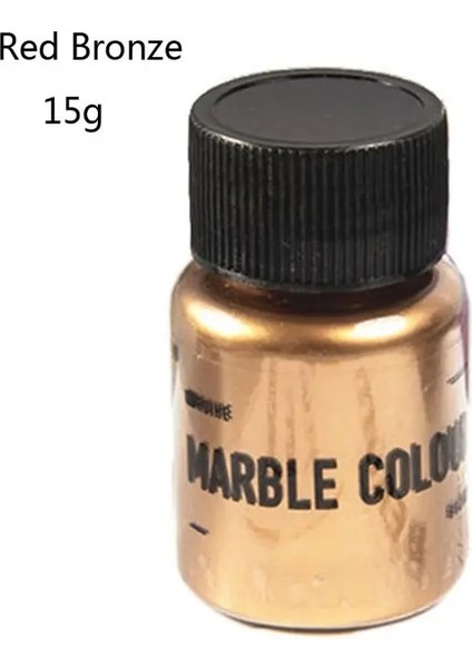 S Tarzı 15G Ayna Metal Doku Inci Tozu Epoksi Reçine Renklendirici Glitter Mermer Metalik Pigment Reçine Boya Takı Yapımı Sabun Yapımı (Yurt Dışından)