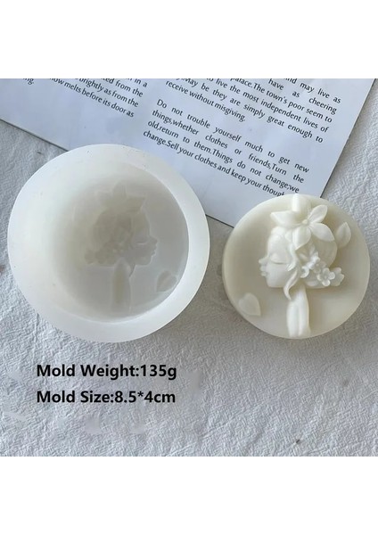 No.8 Stili Peri Girs Çiçek 3D Reçine Kil Silikon Kalıplar Dıy El Yapımı Sabun Kalıbı Silika Jel Kalıp Sabun Yapımı Için En Yeni Tasarım Ev Zanaat (Yurt Dışından)