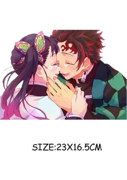 No.9 Tarzı Anime Demon Slayer Demir On Yamalar Giyim Için A-Level Yıkanabilir Termal Transferler Etiket Giysi Üzerinde T-Shirt Kot Aplike (Yurt Dışından)