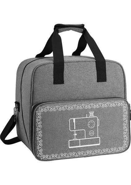 8 Stili Yazın Büyük Dikiş Makinesi Çantası Gri Renk Saklama Çantası Tote Çok Fonksiyonlu Taşınabilir Seyahat Ev Organizatör Çantası Dikiş Aksesuarları (Yurt Dışından) fırsatları