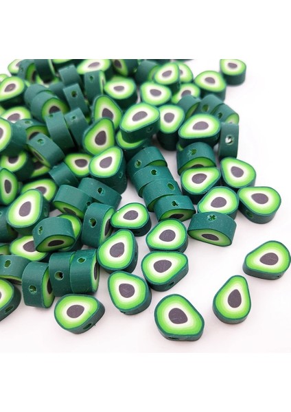 No.44 Tarzı Fotoğraf Olarak Avokado Serisi Akrilik Boncuk Spacer Boncuk Kolye Bilezik Acces Çocuk Çocuklar Dıy Takı Arkadaş Hediye Yapımı (Yurt Dışından) fiyatları