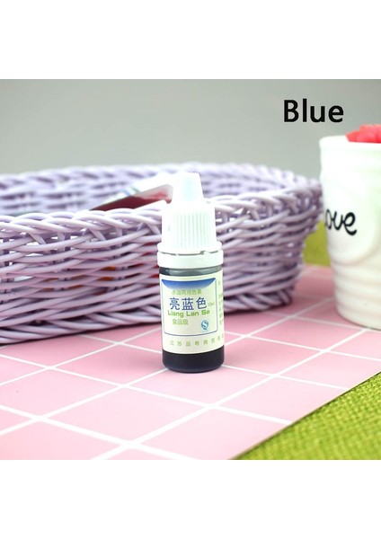 Erik Tarzı Sıcak Boyama Pigment Balçık Kristal Çamur Uv Reçine Boyama Su Yağı Çift Kullanımlı Pigment Dıy Craft NDS66 (Yurt Dışından)