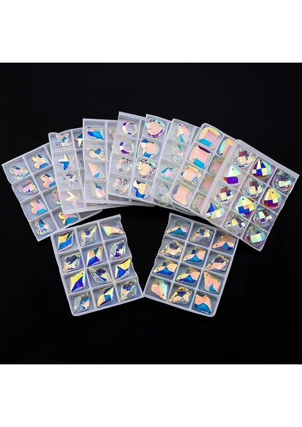 30 mm - 4 Adet Stil Çok Yönlü Kristal Cam Boncuklar Gevşek Boncuklar Mücevher Kristal Ab Tüm Stiller (Yurt Dışından) indirimleri