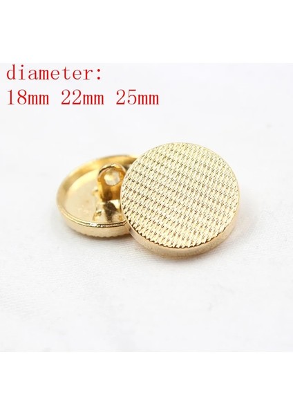 No.5 Tarzı 18 mm , Altın Rengi Metal Düğme, Dünyaca Ünlü Cla Düğmeleri, Konfeksiyon Aksesuarları Dıy Malzemeleri, Siyah Nokta Yağ Düğmesi (Yurt Dışından)