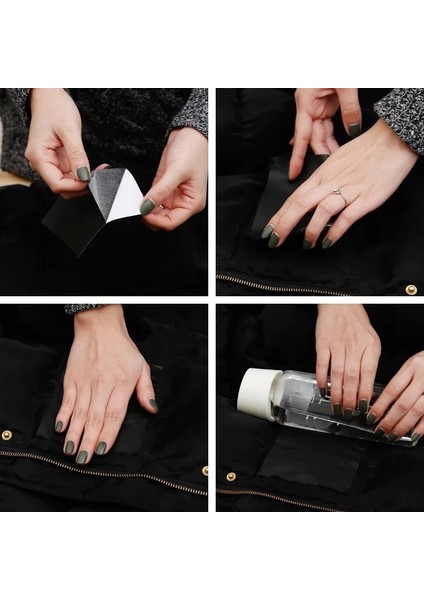 Koyu Mor Tarzı Renkli Aşağı Ceket Delik Onarım Kendinden Yapışkanlı Çıkartmalar Su Geçirmez Pvc Yamalar Karikatür Şekli Ceket Bezi Yağmurluk Şemsiye Aplike (Yurt Dışından) fırsatları