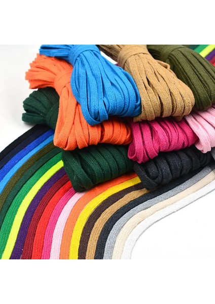 10 mm Ordu YEŞIL10 Yard Stili 10MM Pamuk Düz Halat Kordon Hollow Bükülmüş Dokuma Dize Örgülü Tel Halat Dıy El Yapımı Ev El Sanatları Pantolon Ayakkabı Çanta Aksesuarları (Yurt Dışından) indirimleri