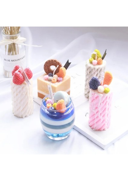 Erik Tarzı Diy Krem Sır Kek Mum Kalıbı Donut Daire Dekorasyon Silikon Kalıp Çikolata Bisküvi Kalıbı Reçine Kalıpları Kek Dekorasyon Araçları (Yurt Dışından)
