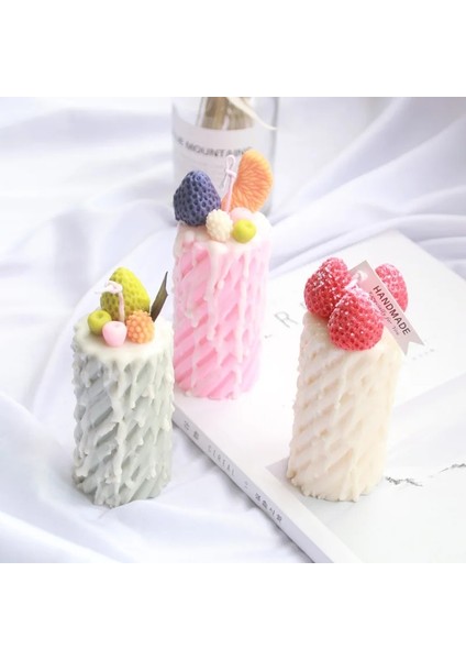 Erik Tarzı Diy Krem Sır Kek Mum Kalıbı Donut Daire Dekorasyon Silikon Kalıp Çikolata Bisküvi Kalıbı Reçine Kalıpları Kek Dekorasyon Araçları (Yurt Dışından)
