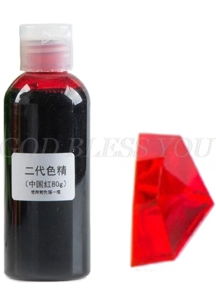 Hazır Yanıt Stili Büyük Şişe 80G Alay Kiti Epoksi Reçine Boyama Boya Pigment Renklendirici Kristal Kalıp Sabun Yapımı (Yurt Dışından)